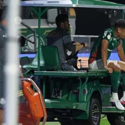 Vitor Roque preocupa com lesão antiga; Palmeiras espera exames