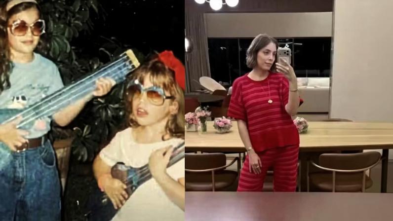 Fabiana Justus resgata foto da infância e surpreende com desabafo sobre a internet — Foto: Reprodução/Instagram