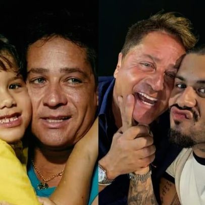 Leonardo resgata fotos antigas para comemorar aniversário de Zé Felipe