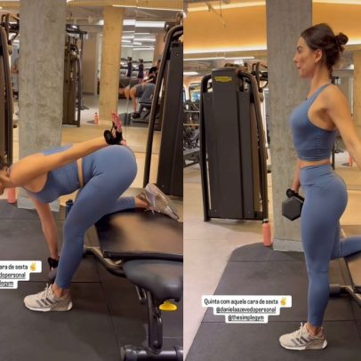 Mel Fronckowiak mostra foco em treino pré‑feriado