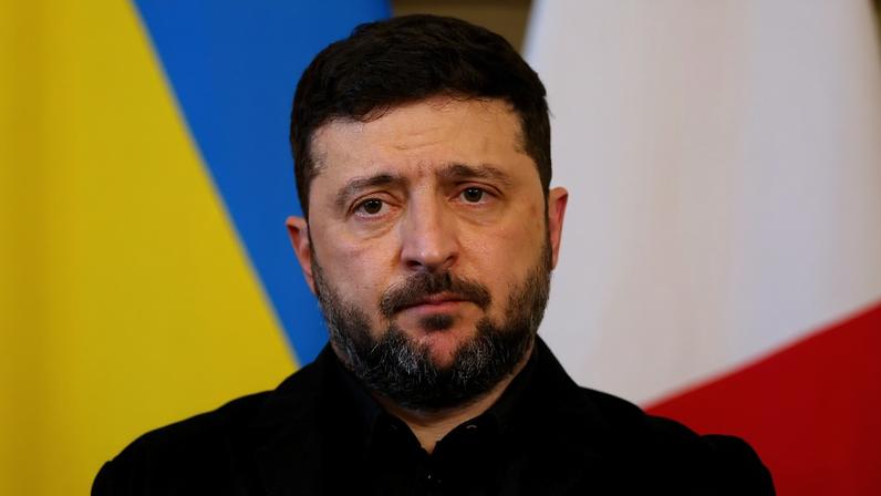 1 de 1 Imagem colorida do Presidente da Ucrânia, Volodymyr Zelensky - Metrópoles
