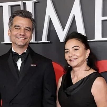 Wagner Moura leva a mãe a festa de gala em Nova York