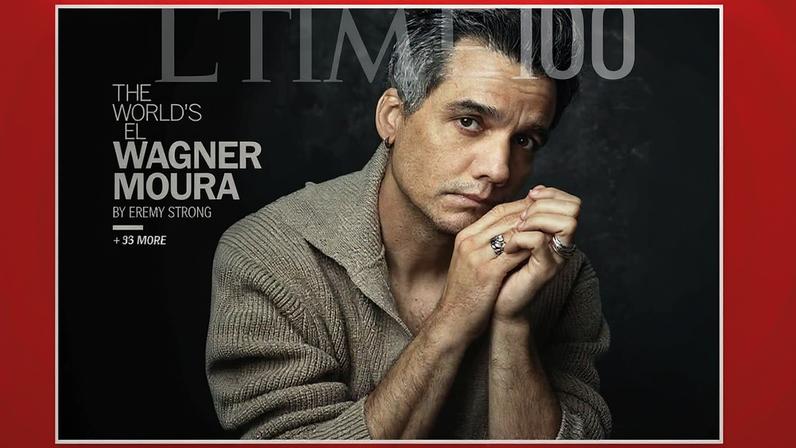 Wagner Moura na capa da revista Time