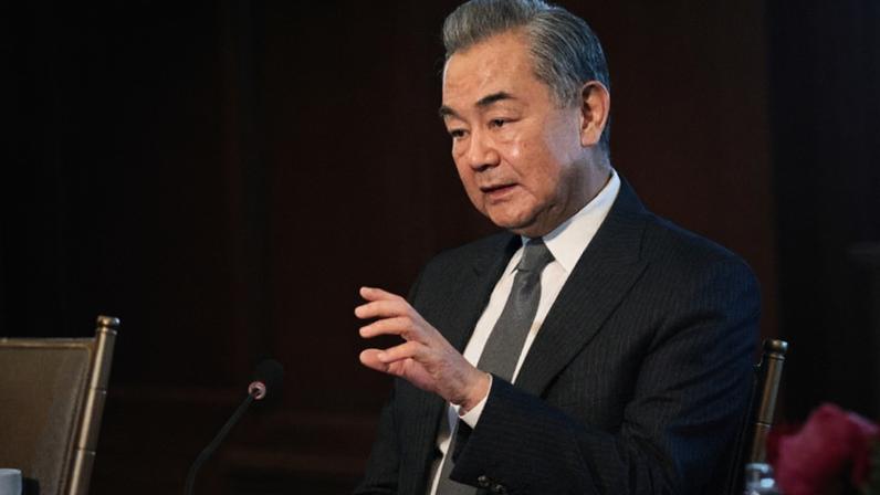 Na imagem, o chanceler chinês, Wang Yi em outubro de 2023