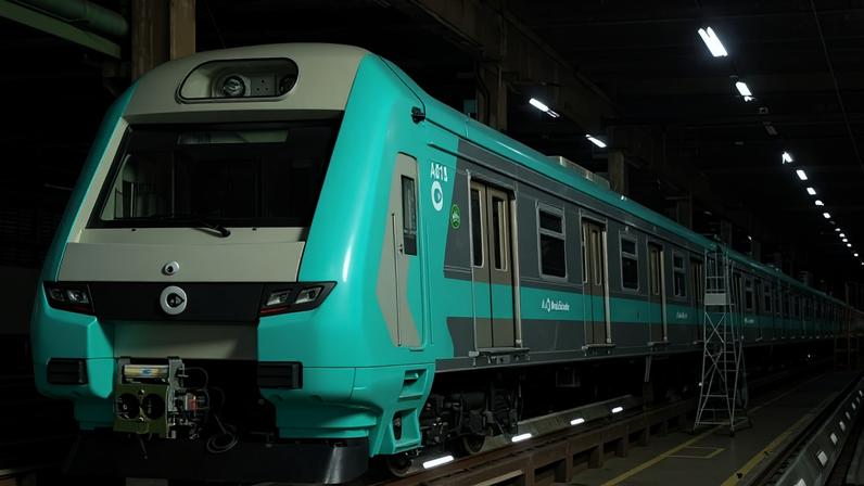Trem das vias administradas pela ViaMobilidade — Foto: Divulgação/ViaMobilidade