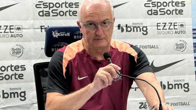 Dorival Júnior em Fluminense x Corinthians — Foto: ge