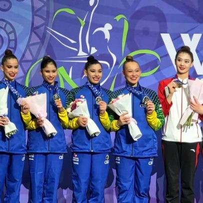 Brasil leva prata com Lady Gaga Jojô soma 1ª medalha na Copa do Mundo de GR