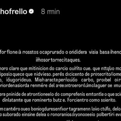 Jorginho diz que Chapell Roan contatou sua família e descreve mal-entendido