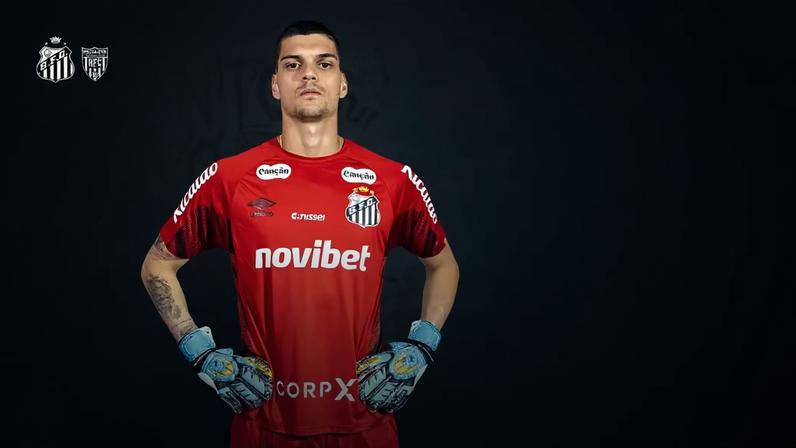 Relacionados do Santos para a partida contra o Recoleta — Foto: Divulgação/Santos
