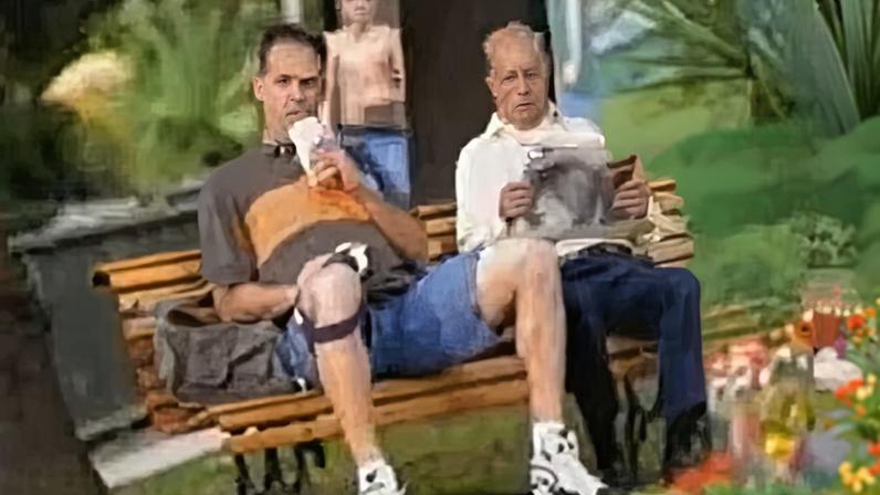 Oscar Schmidt participa de campanha da Prefeitura de Curitiba, em 1999, que usou humor e a imagem do ídolo para incentivar o descarte correto de resíduos — Foto: Reprodução/Youtube