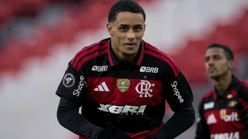 Ryan Roberto, atacante da base do Flamengo — Foto: Reprodução/Instagram