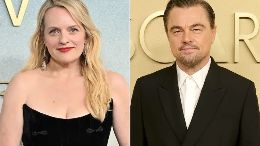 Elisabeth Moss; Leonardo DiCaprio — Foto: GettyImages