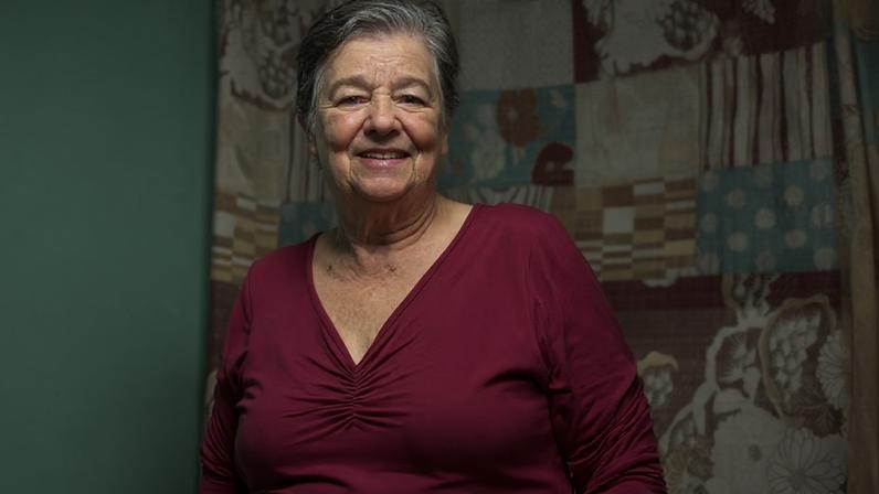 Terezinha de Jesus Freitas diz que suas dores crônicas sumiram após começar a participar das conversas