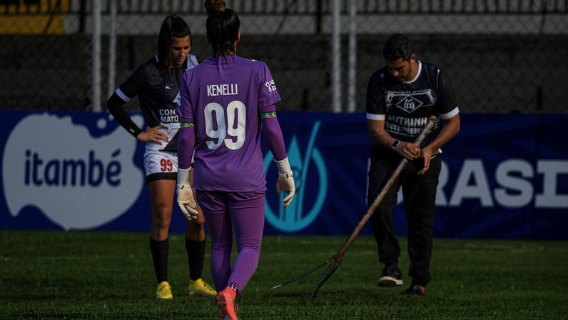 Gramado do Dutrinha - Mixto x Fluminense — Foto: Francisco Alves