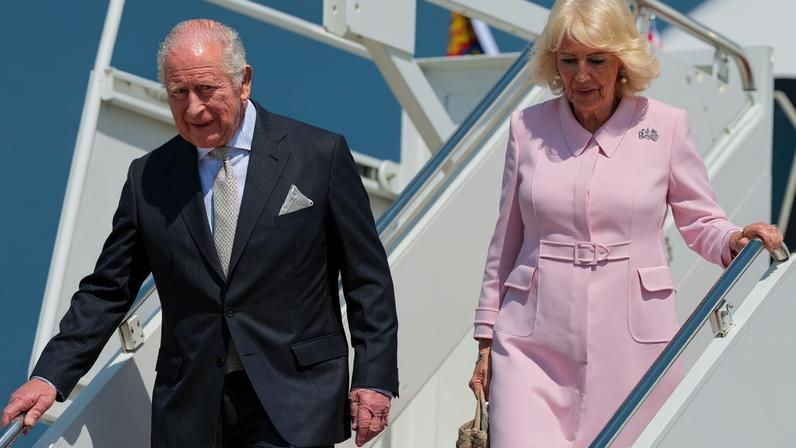 1 de 1 rei charles III e rainha Camilla desembarcar nos Estados Unidos - Foto: Chip Somodevilla / Equipe