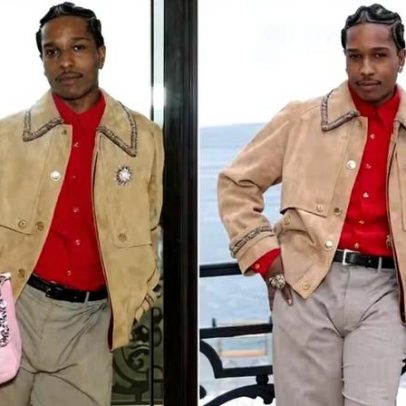 A$AP Rocky chama atenção em desfile da Chanel com acessório para a filha