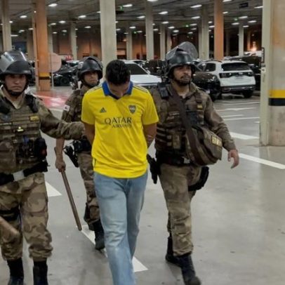 Torcedor argentino é preso por racismo durante Cruzeiro x Boca