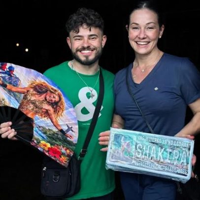 Fã transforma aniversário em maratona e viaja de Cuiabá ao Rio para ver Shakira