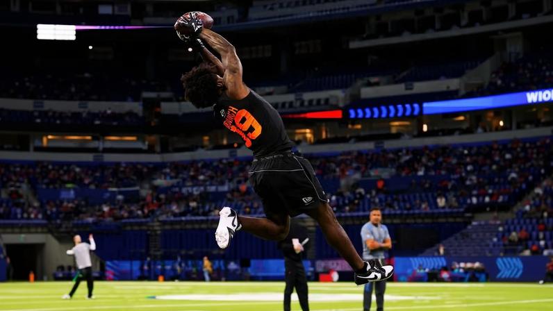 Zachariah Branch, WR ex-Georgia, é esperado para ser selecionado entre a 2ª e 3ª rodadas do Draft da NFL — Foto: Reprodução/Redes sociais/@zachariahbranch