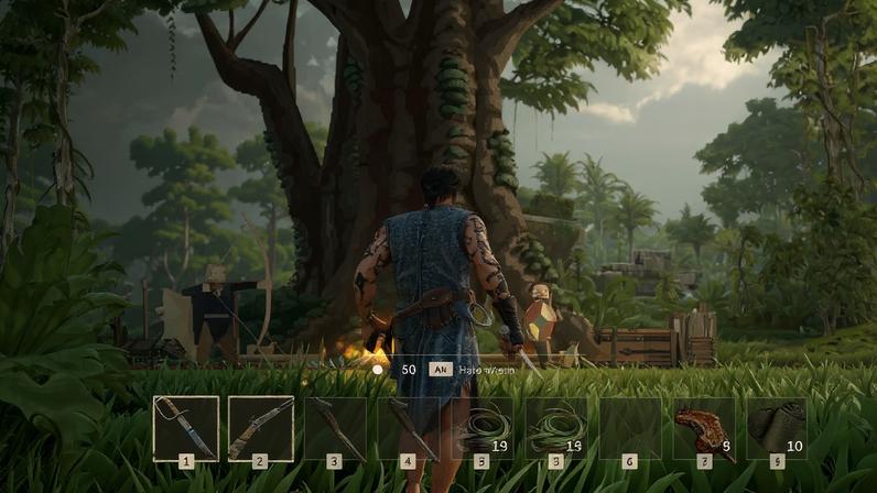 Pixel art dwarves and a hyper-realistic pirate adventure in the wilderness.
