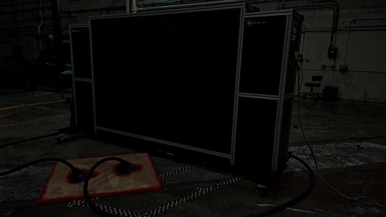 Windshaper fan array for dynamic low-speed and hovering flight research.
