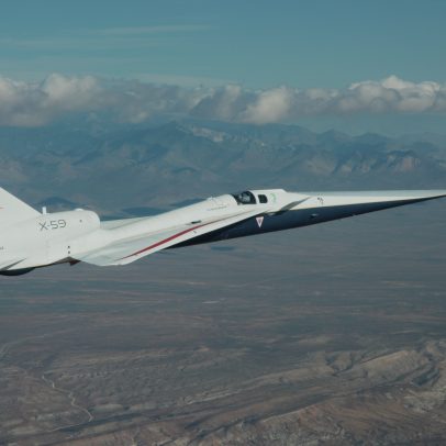 Voos da NASA com a X-59 vão mais alto e mais rápido