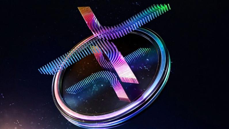 Ilustração 3D de logo do XRP