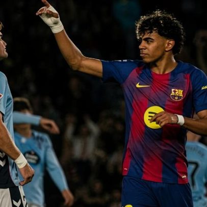Barcelona vence o Celta após paralisação e lesão de Yamal