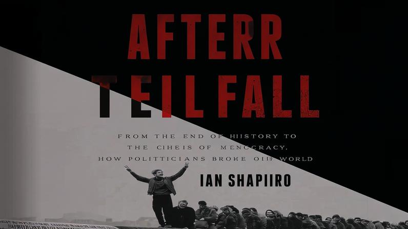 The book on a red background.