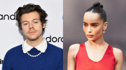 Harry Styles e Zoë Kravitz foram flagrados em clima de romance