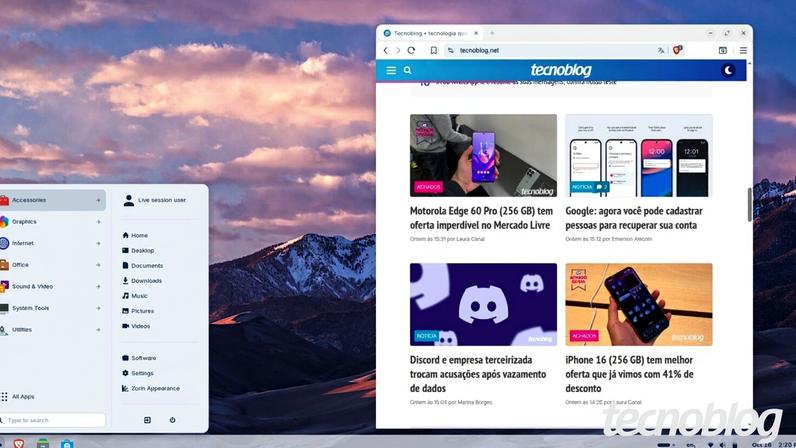 Zorin OS 18.1 sugerindo uma instalação nativa do Plex