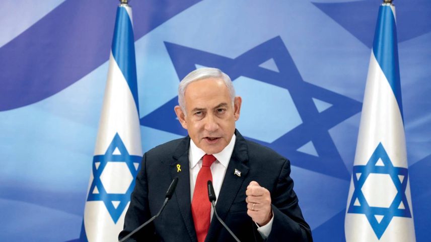 O primeiro-ministro de Israel, Benjamin Netanyahu - (Maya Alleruzzo/AFP)