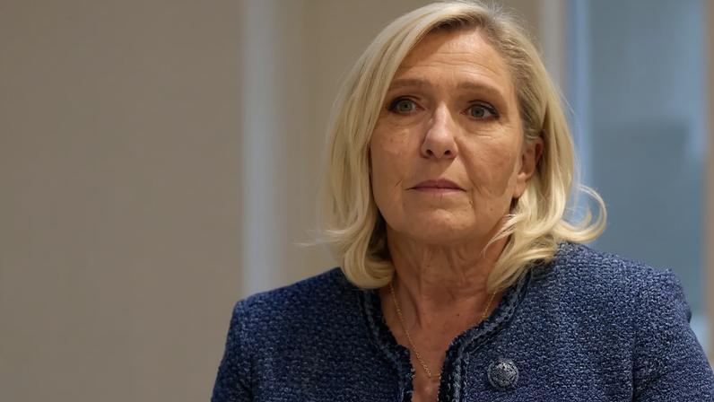 A líder de extrema direita da França, Marine Le Pen.