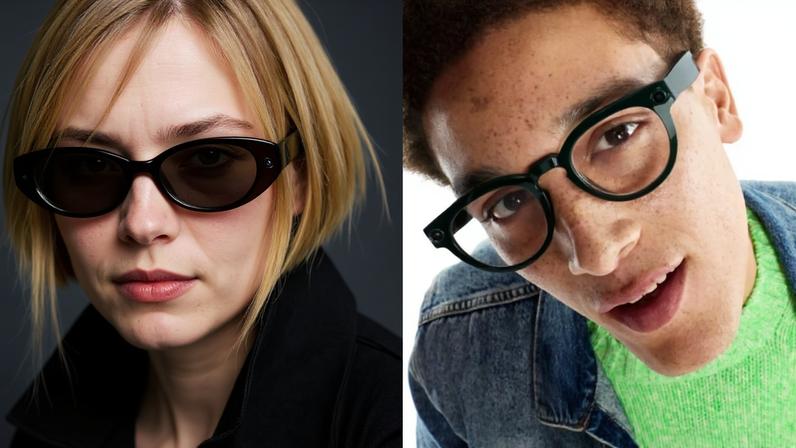 Modelos premium de óculos inteligentes criados pela Gentle Monster e pela Warby Parker — Foto: Divulgação/Samsung