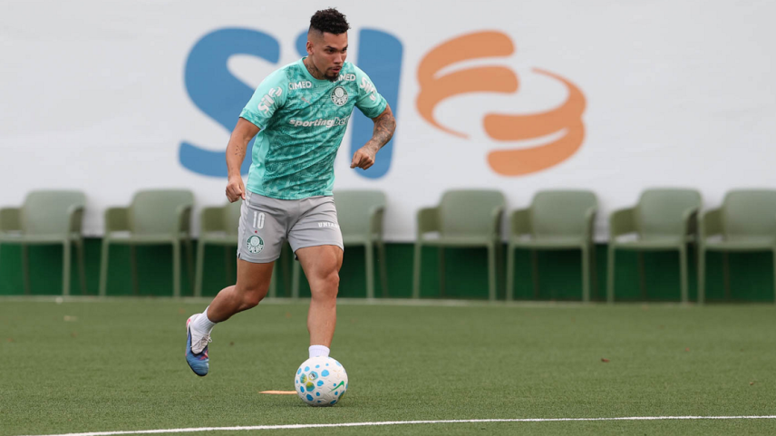 Paulinho participou da preparação para o jogo entre Palmeiras e Santos e voltou a ser relacionado pelo Alviverde Paulista