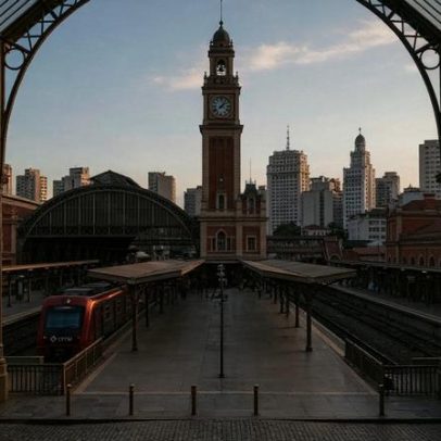 Estação de 1901 com torre de relógio inspirada no Big Ben portal histórico de SP