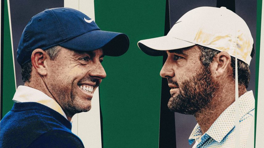 Golfe encara confronto entre Scottie Scheffler e Rory McIlroy