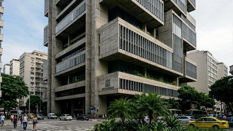 Arquitetura brutalista com jardins suspensos e estrutura de concreto no coração do Rio – Créditos: depositphotos.com / dabldy