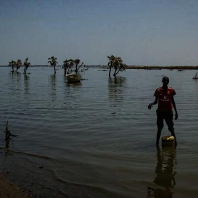 Águas em subida e pressões crescentes atingem o Lago Turkana, no Quênia