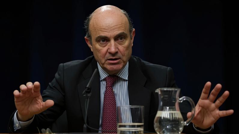 Vice-presidente do BCE, Luis de Guindos — Foto: AP Photo/Paul White