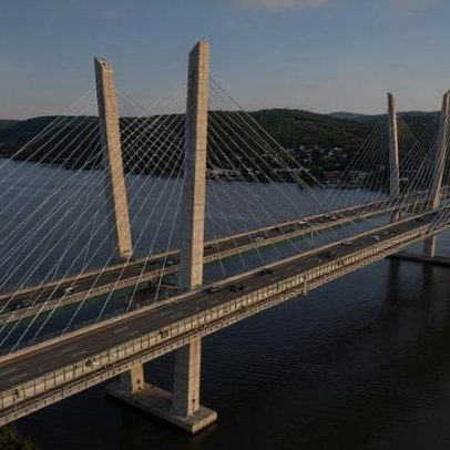 Nova ponte estaiada de 4,8 km no Hudson liga condados de NY em 2017