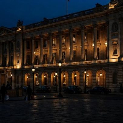 Palácio histórico de 1758 na Praça da Concórdia tem 124 quartos