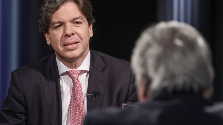 Brasília (DF), 12/05/2026 - O ministro das comunicações, Frederico de Siqueira Filho participa do programa, Na mesa com Datena, nos estúdios da Empresa Brasil de Comunicação (EBC). Foto: Valter Campanato/Agência Brasil
