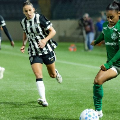 Palmeiras goleia Atlético-MG e assume vice-liderança no BR feminino