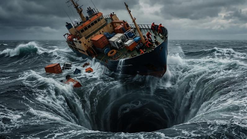 O Cânion de Zhemchug (palavra russa que significa “pérola”) está localizado sob as águas turbulentas do Mar de Bering, exatamente entre o Alasca e a Sibéria