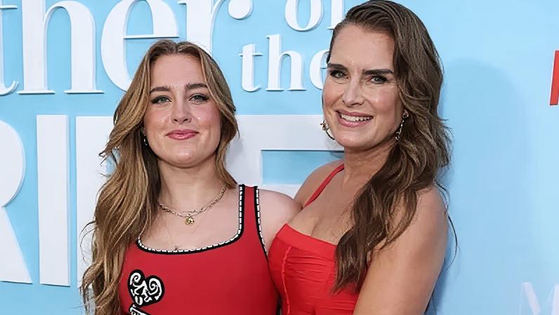 Brooke Shields e Rowan Francis na première de "A Mãe da Noiva"