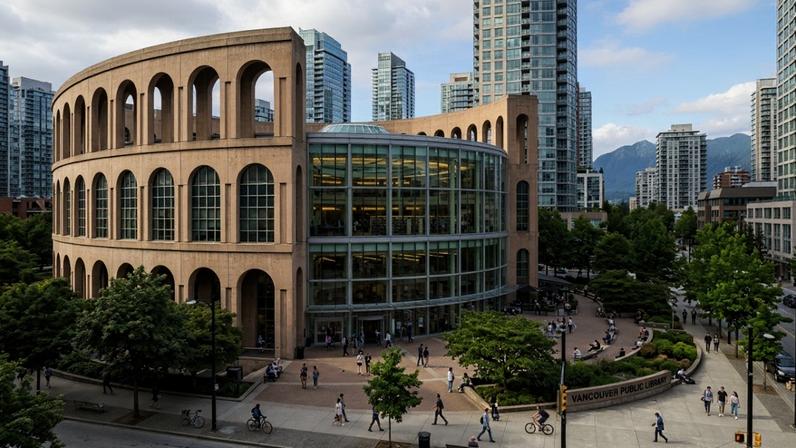 Edifício de 37 mil m² inspirado no Coliseu, inaugurado em 1995 como polo cultural