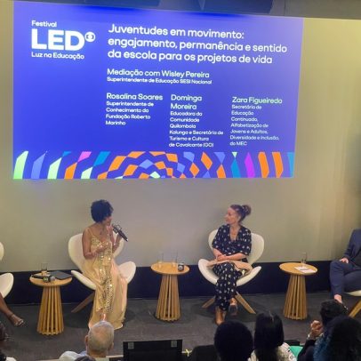 Festival LED Globo discute caminhos para reduzir evasão escolar no Brasil