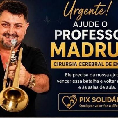 Campanha ajuda o Professor Madruga em luta pela vida e pela música