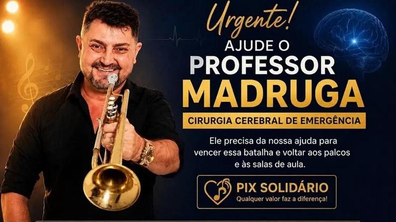 Ajude o Professor Madruga: Uma luta pela vida e pela música
